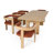 Amadeus Solid Wood Base Dining Table