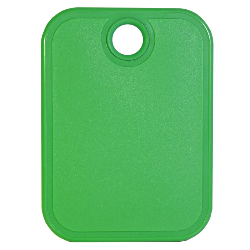 Green Rectangular Plastic Non-Slip Cutting Board