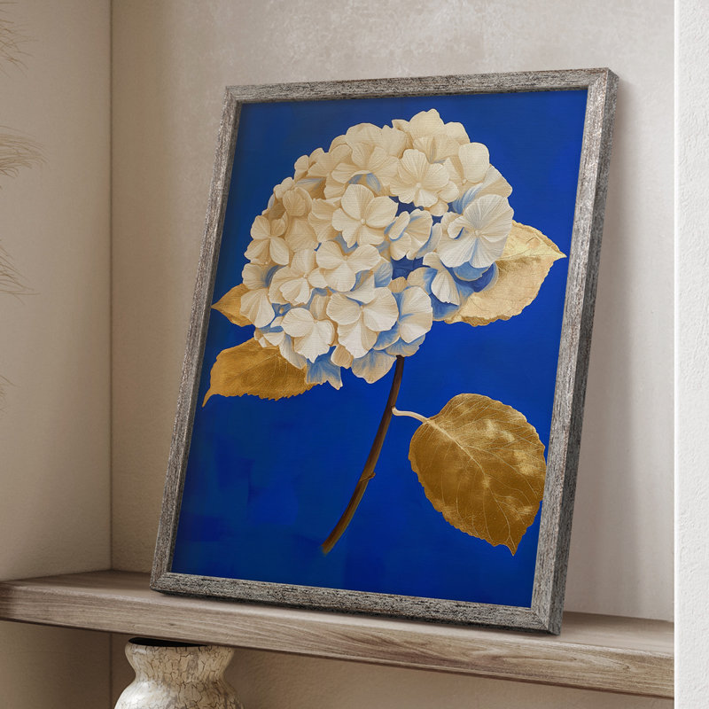 Impression encadrée FLORAL Series XC - bois massif, H 15 po x l 12 po