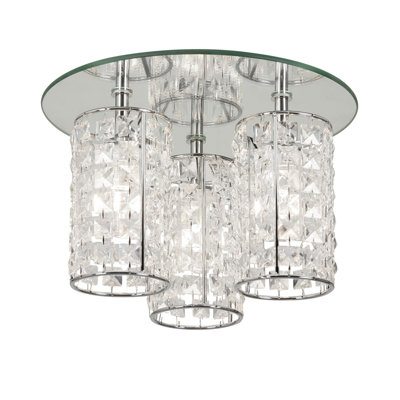 Mathew Glass Semi Flush Mount