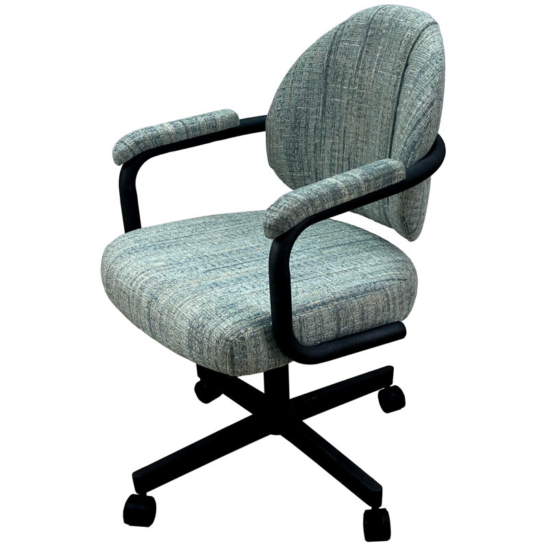 Bedolla Polyester Blend Task Chair, Black, Black
