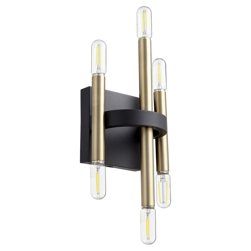 Alassane Steel Candle Wall Light