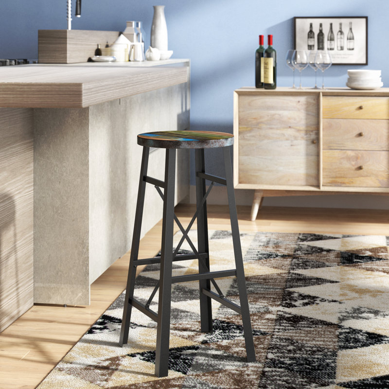 Tabouret de bar 28,5 po Klem, Bleu