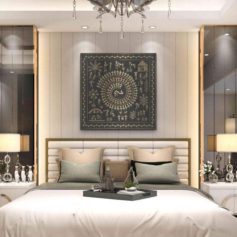 Union Rustic 'Africania ' by Epic Portfolio, Metal Wall Art, 12" H x 12" W