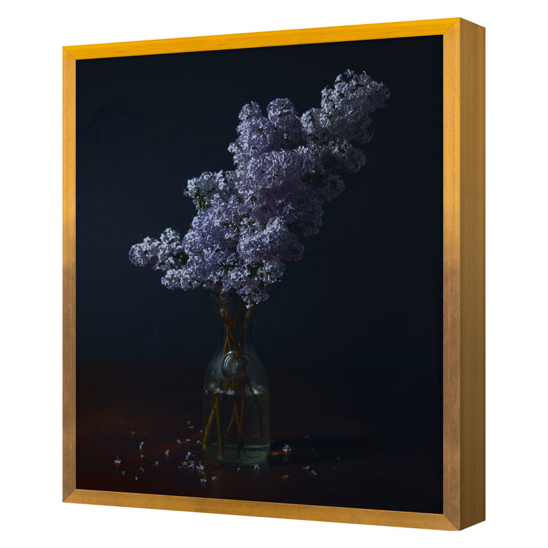 Lilac II Print by Kate Woodman, Gold, 24" H x 20" W x 1.25" D