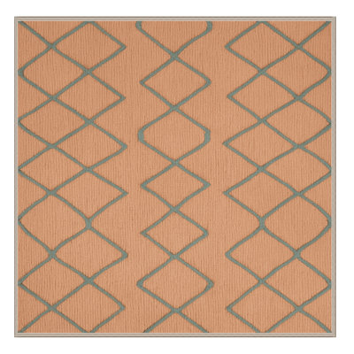 Machine Washable Trellis Brown Area Rug