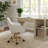 Martha Stewart Rayna Upholstered Swivel Home Office Chair with Flared Arms-125008712-125008713-125009774