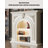 European arched cream-style solid wood fireplace decorative cabinet-626572461