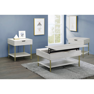Nalissa Ashrfi 3 Piece Coffee Table Set