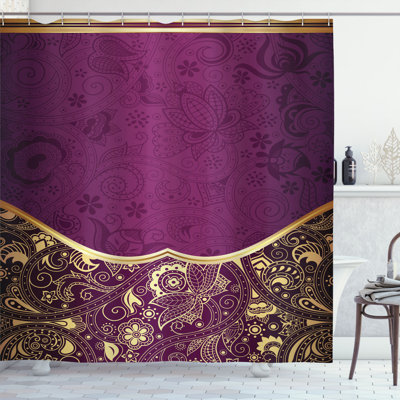 Shower Curtain with Hooks Included