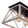 5-Light Metal Flush Mount Rectangular Ceiling Light
