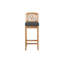 Monterey Yes Stool with Solid Wood Frame-444035633