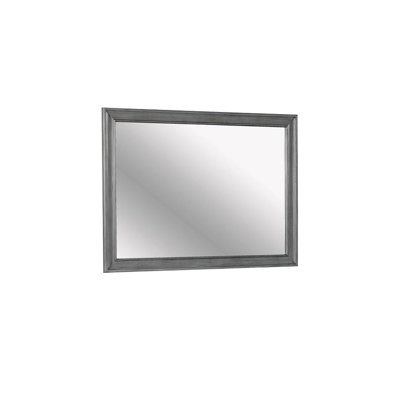 Miroir transitionnel l 44,4 po, gris