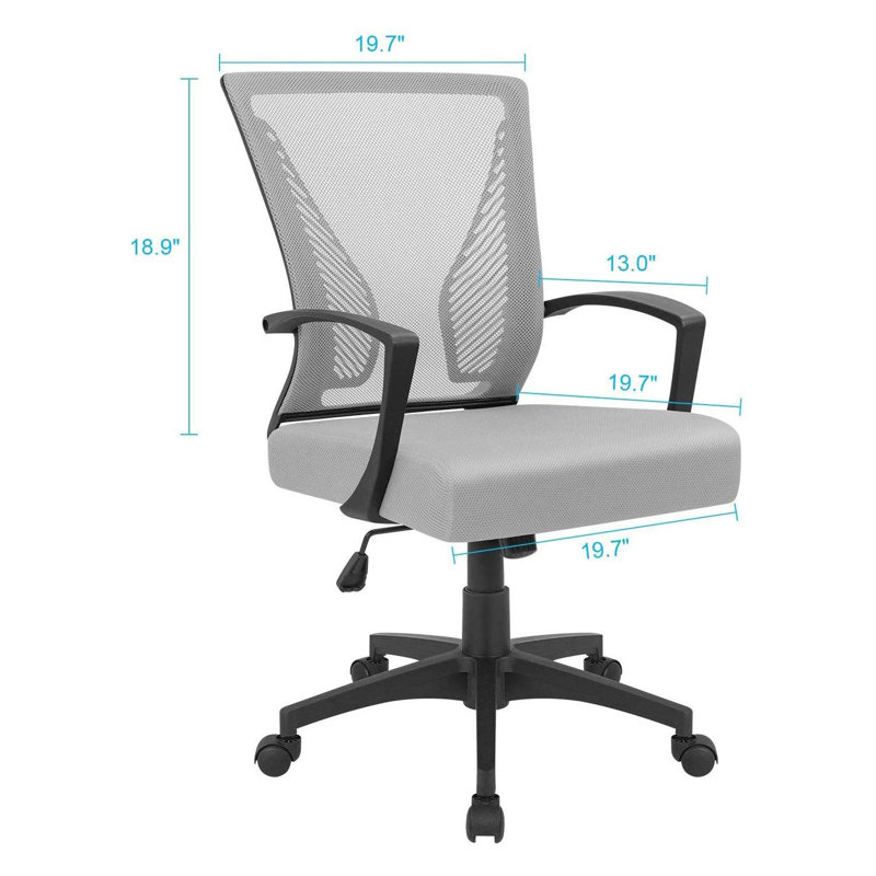 Chair Mesh Task Chair, Gray
