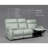 Triple-Motor Recliner Sofa 84" Genuine Leather Power Zero Gravity Rugile Reclining Couch with USB&USB-C Port-1395047976