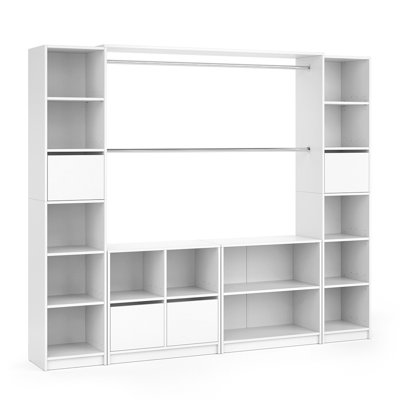 Borsari 225.4cm Wide Clothes Storage System