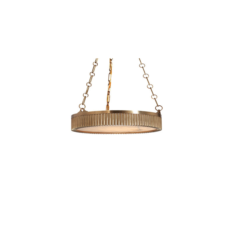 Lynden Pendant, 22" / Aged Brass