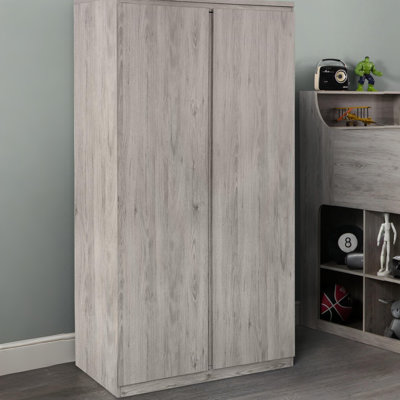 Binne 2 Door Manufactured Wood Wardrobe