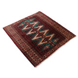 One-of-a-Kind 3'5" x 3'9" Area Rug