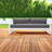 Modern Aluminum Patio Sofas, Durable Gray Weather-resistant For Family Outdoor