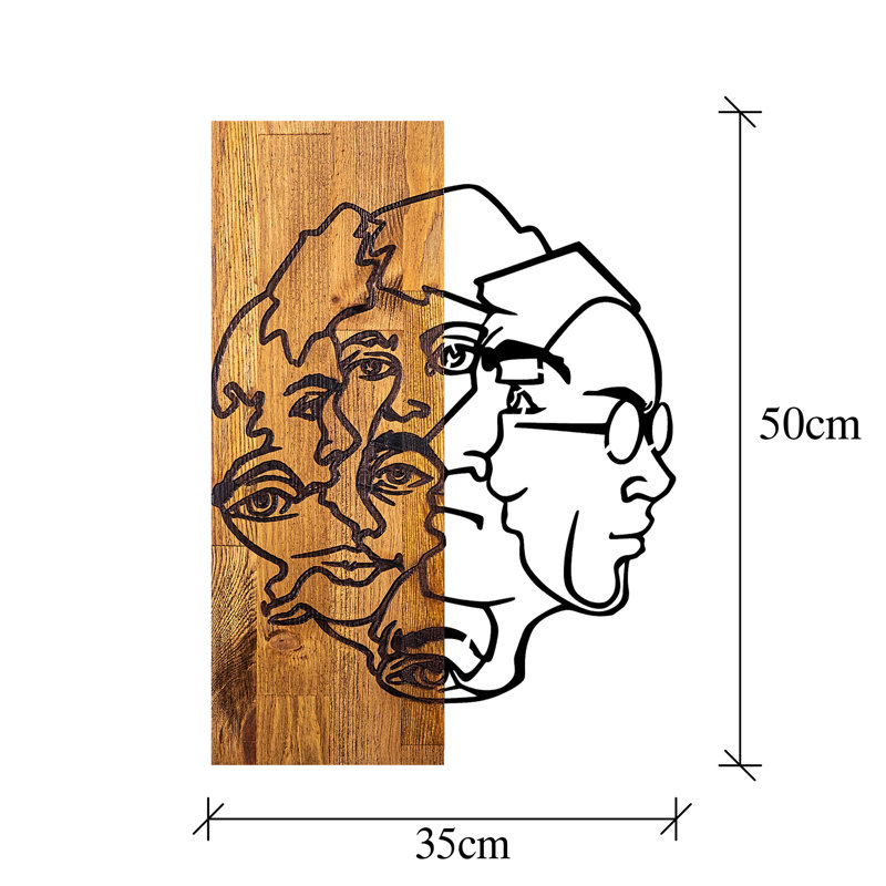Décoration murale en bois