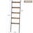 Five - Layer Iron - Wood Ladder Rack