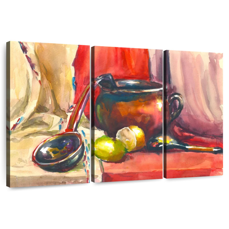 Senne Abstract Kitchen, 32" H x 50" W