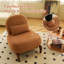 Ensemble de 2 chaises d'appoint confortables sans accoudoirs avec pieds en bois massif pour une utilisation multi-scène-133996384-133996386