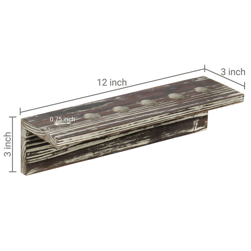 Solid Wood Wall Mounted Sports Rack