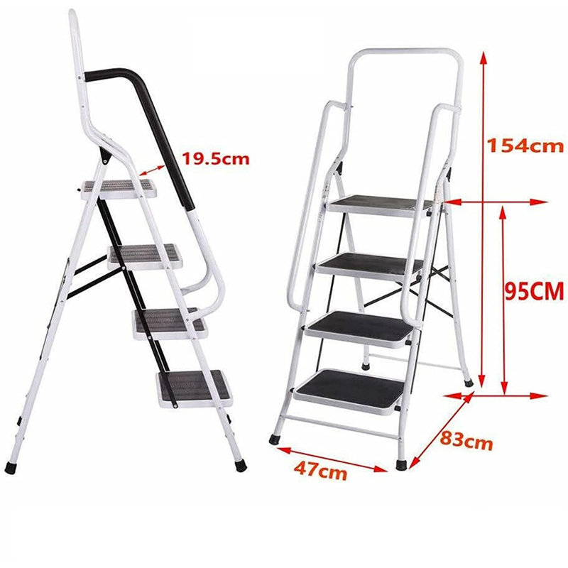 4 - Step Steel Folding Step Ladder