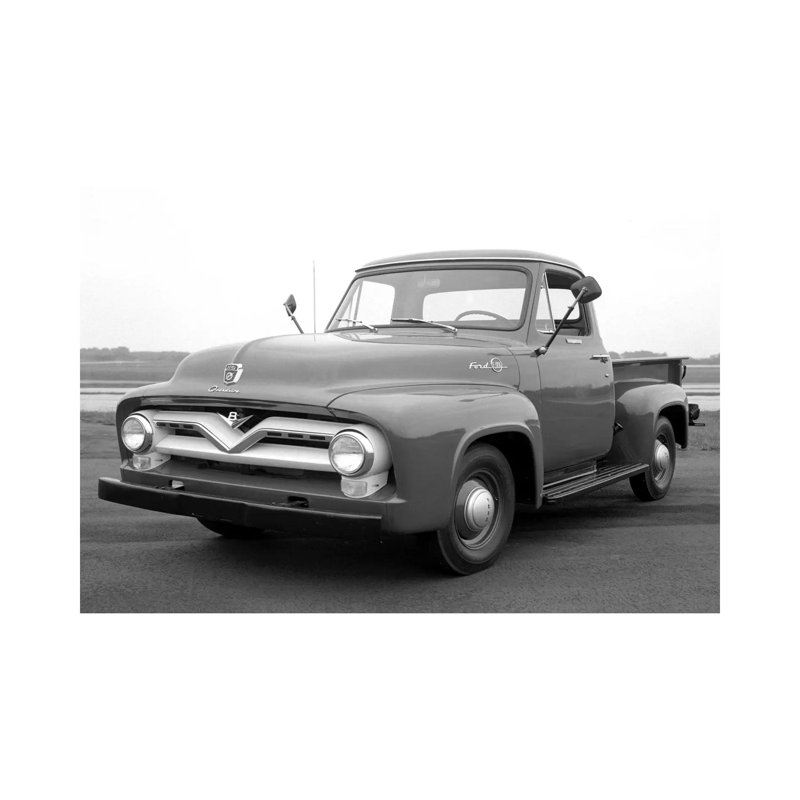 1953 Ford F-100 Truck - Wrapped Canvas Print, 20.32 cm H x 30.48 cm W