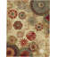 Tapis touffeté à motif floral orange / bleu sarcelle / beige Feliks-1137041406