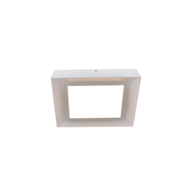 Plafonnier DEL 70D16C0D0FBA4B23A5A4DCDFF8F9F6CD Zurich Plafonnier DEL 15 po Blanc 120 V, 3000 K