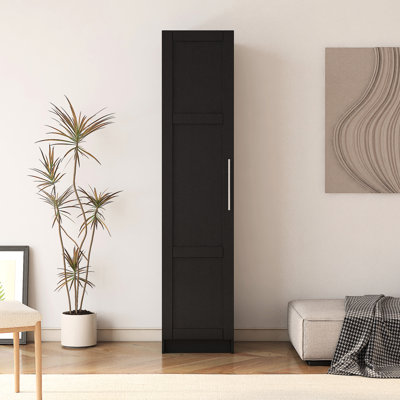 Armoire murale empilable, H 69,56 po, noir. P 15,5 po x l. Tablettes et portes mobiles. Pour la cuisine, la buanderie, la salle de bain et le garage. Fabrication H W, et s'adapte. Facile à entretenir