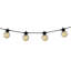 1000cm LED Solar Powered 10 - Bulb Globe String Light