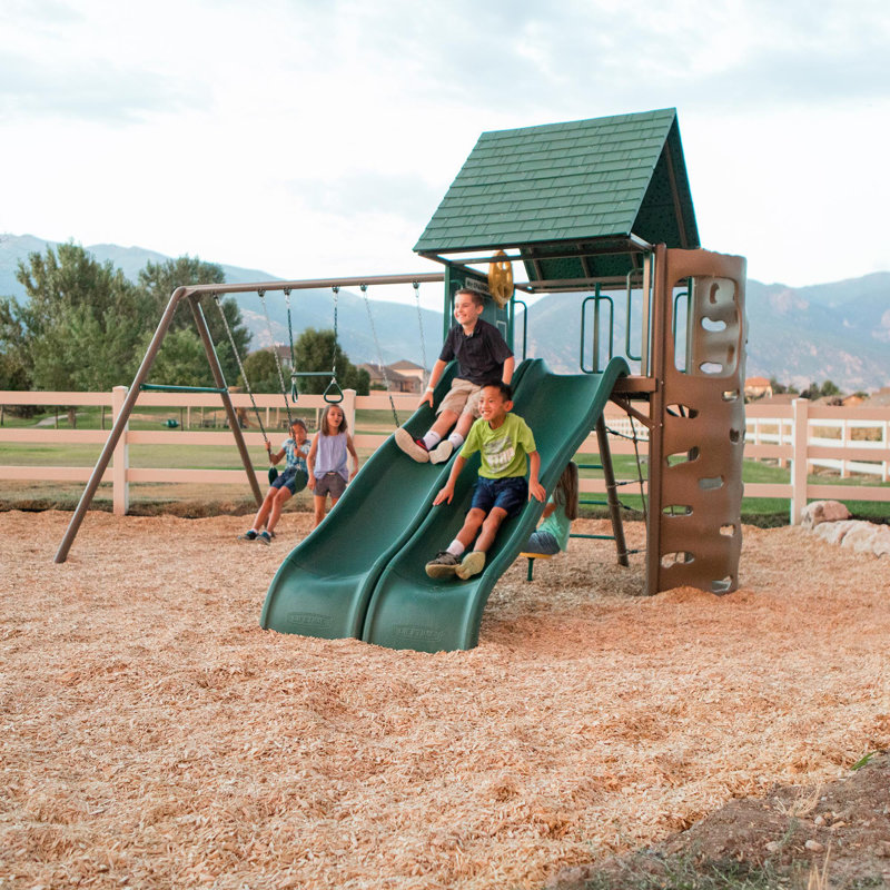 Big Stuff ® Two-slide Swing Set