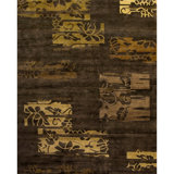 Himalayan Area Rug in Dark Brown