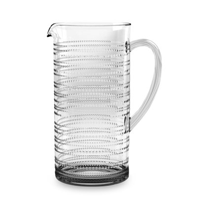 Beaded Pitcher Clear