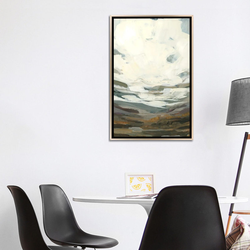 Timber Thicket II - Wall Art Print - Framed Canvas, H 40 po x l 26 po, Framed Print without Mat, Champagne