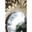Miroir mural 27 po Golden Finish