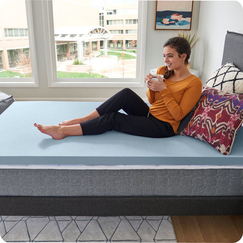 Sealy Dreamlife 1.5” Medium Gel Memory Foam Mattress Topper, California King