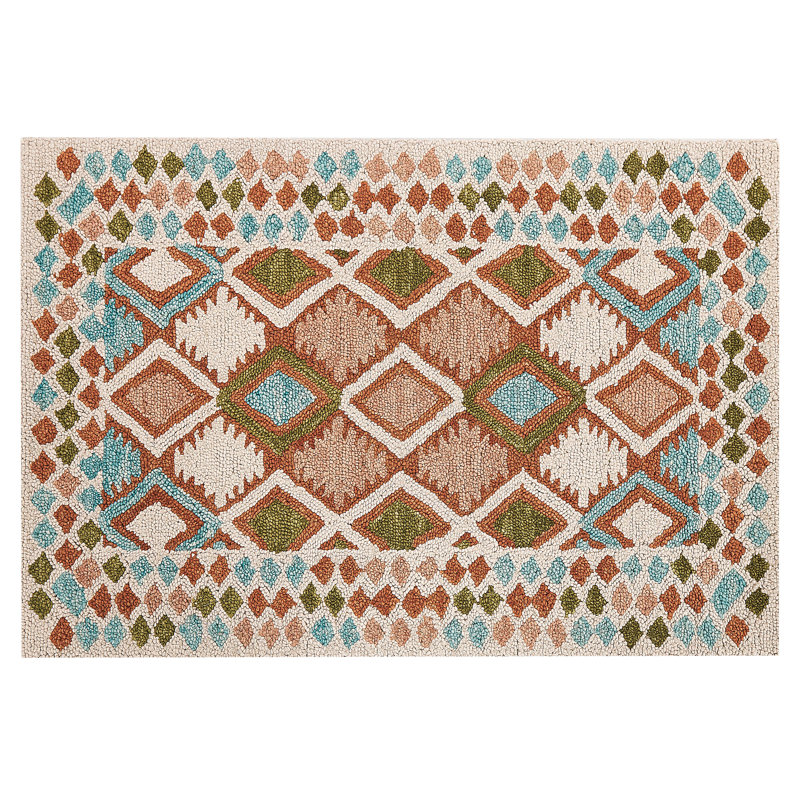 Rajmund Wool Hand Woven Area Rug, Rectangle 140 x 200cm