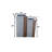 Wurster Lightweight Concrete Tall Modern Square Outdoor Planter Set, 28 Inch and 24 Inch Tall, Timber Ridge