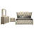 Aikens 4-Piece Queen Bedroom Set Ivory And Camel-1254787958