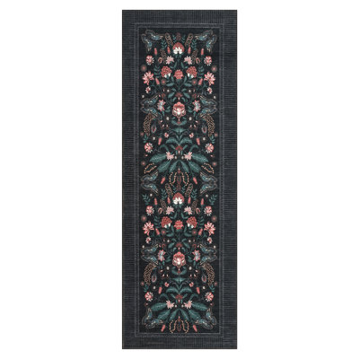 Area Rugs Washable Rug Non-Slip Rugs for Bedroom Bathroom Kitchen Low Pile Stain-Resistant Rugs for Families with Children