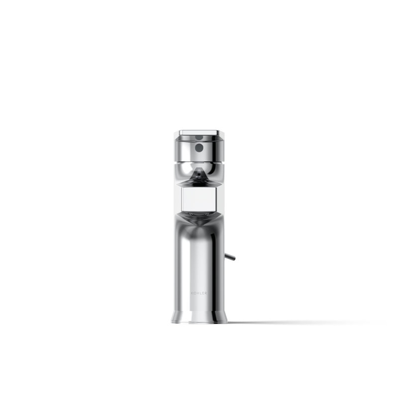 Kohler Taut Single-Handle Bathroom Faucet with Pop-Up Drain Assembly, One Hole Bathroom Sink Faucet, 1.2 gpm, Polished Chrome
