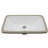 Karran 20-7/8" Undermount Vitreous China Bathroom Sink In White