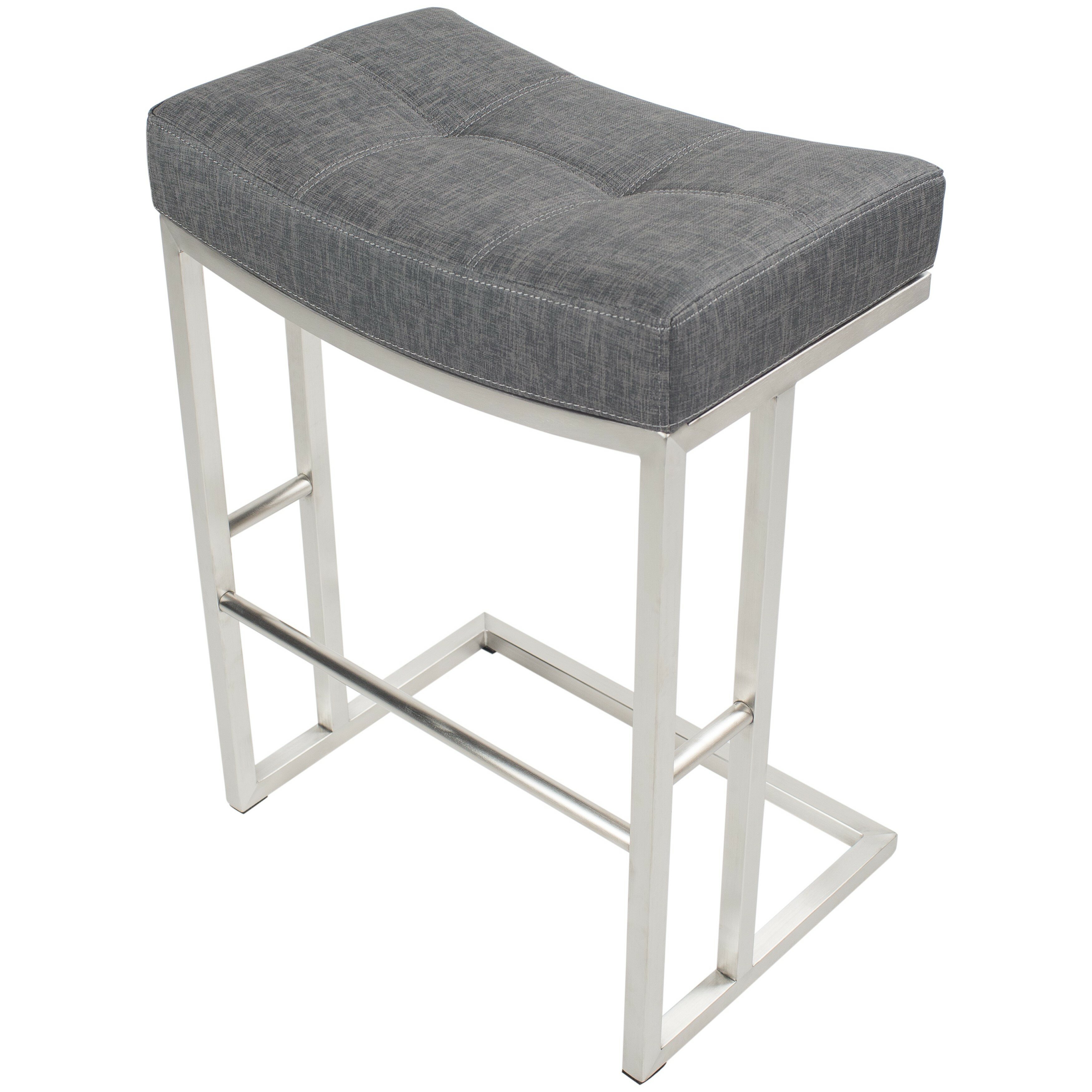 Buy Wesley Allen's Seattle Backless Modern Saddle Stool • Free shipping!