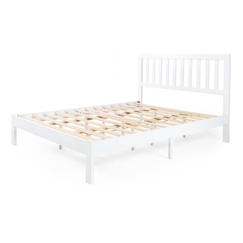 Solid Wood Slat Bed