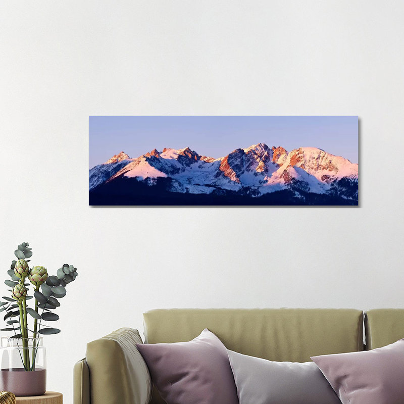 Rocky Mountain Range- Gallery-Wrapped Canvas Giclée, 16" H x 48" W